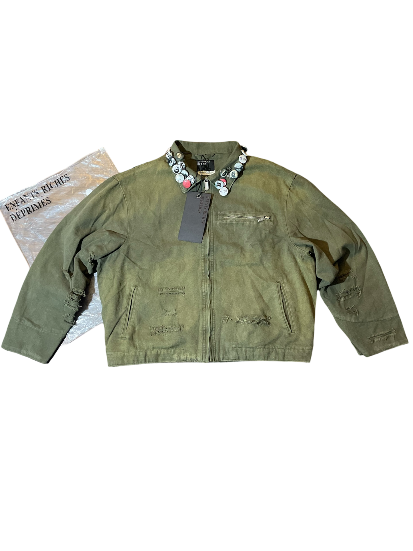 Enfants Riches Déprimés Pin-Embellished Jacket