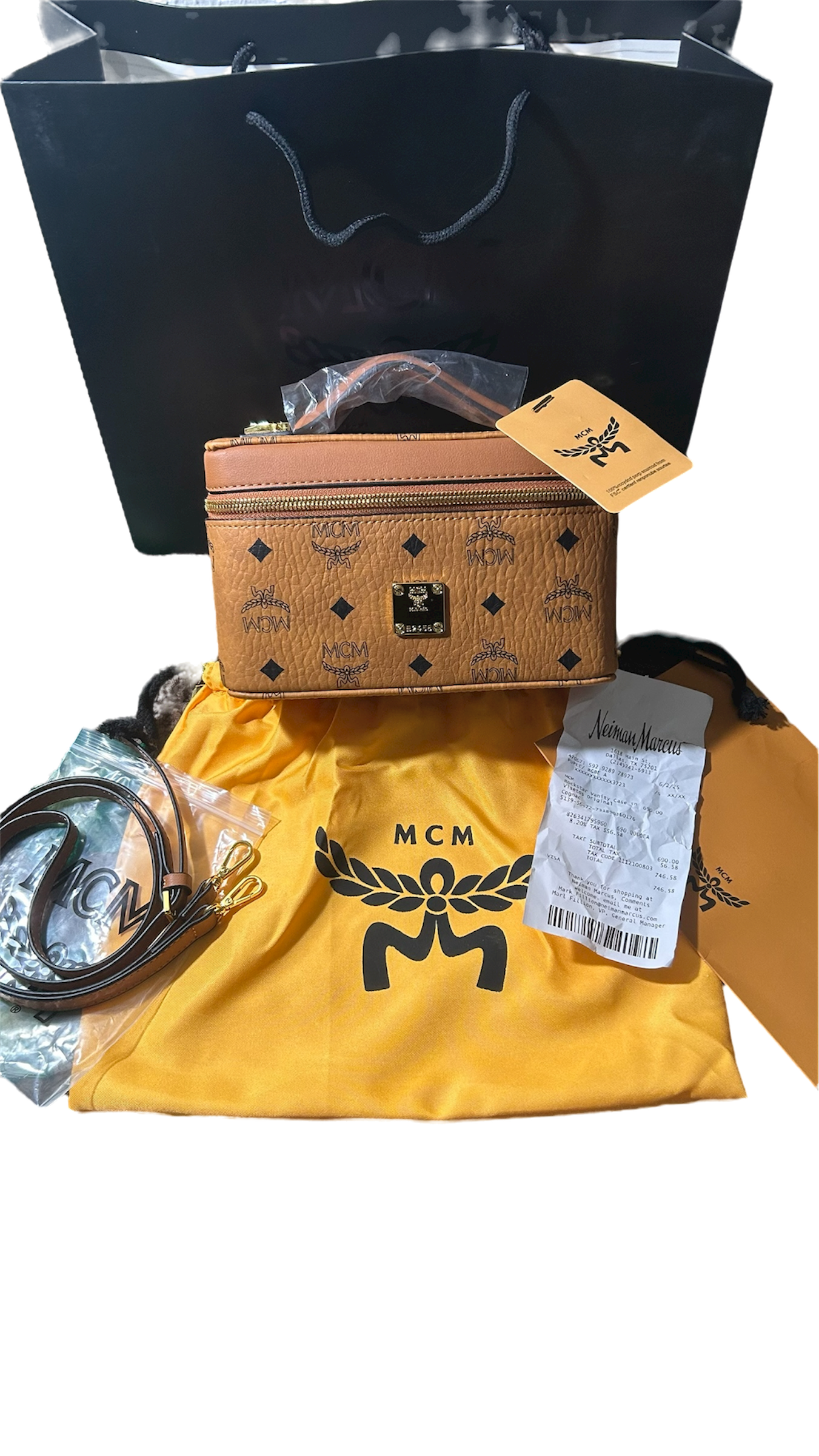 MCM Rockstar Vanity Case In Visetos Original