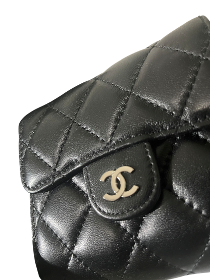Chanel Lambskin Quilted
Compact Flap Wallet