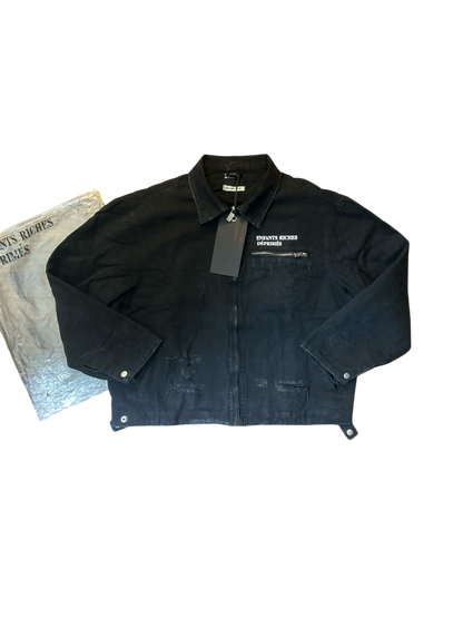 Enfants Riches Déprimés Black Distressed Jacket