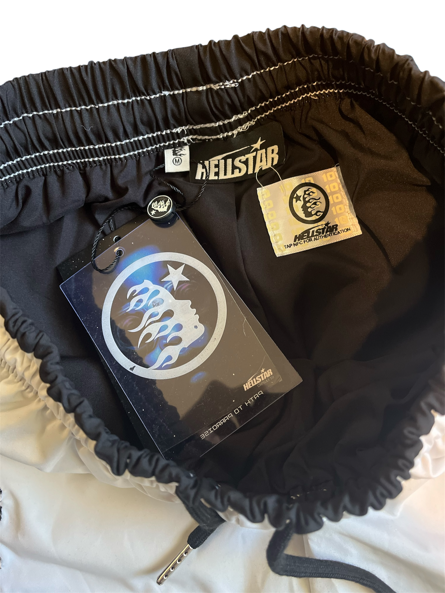 Hellstar White Thriller Track Pants