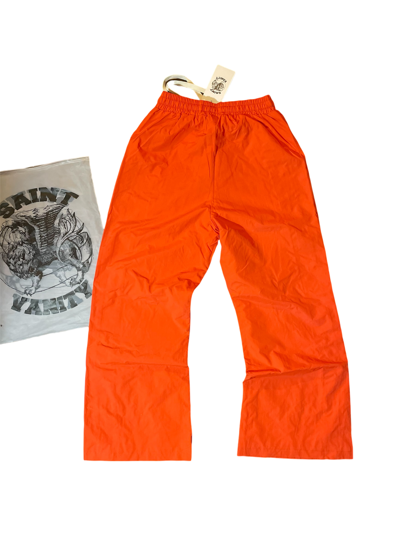 Saint Vanity Nylon Track Pants Orange