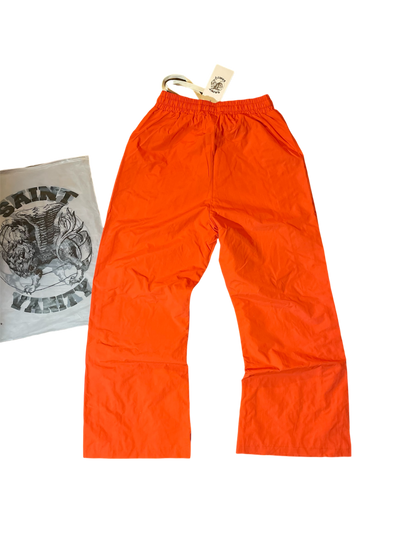 Saint Vanity Nylon Track Pants Orange