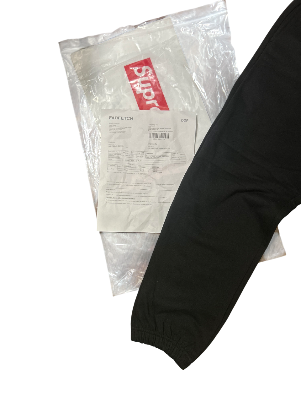 Supreme Satin Appliqué Sweatpants