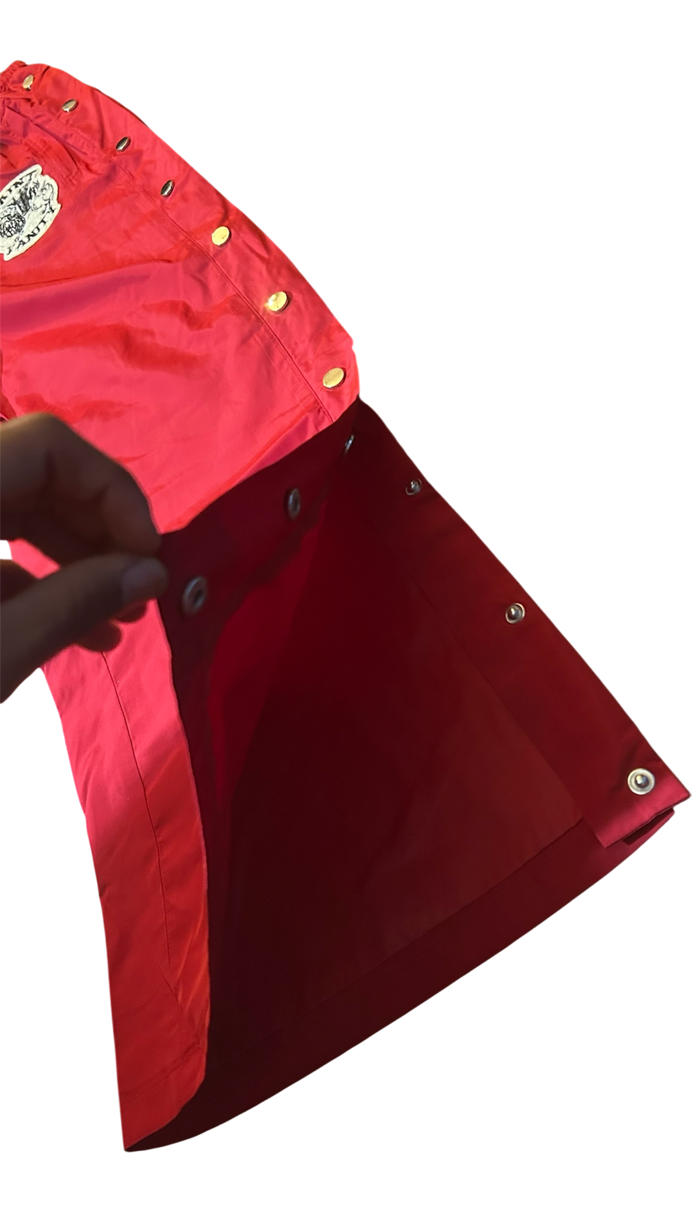 Saint Vanity Nylon Track Pants Red