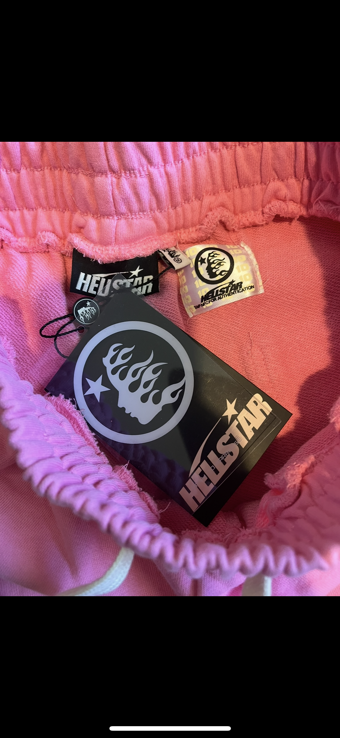 Hellstar Mirror Faced Pink Sweatpants