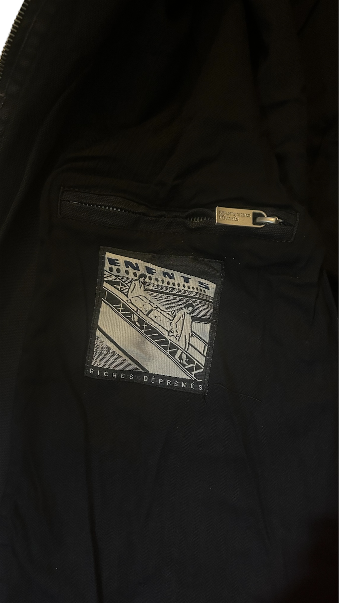 Enfants Riches Déprimés Black Distressed Jacket