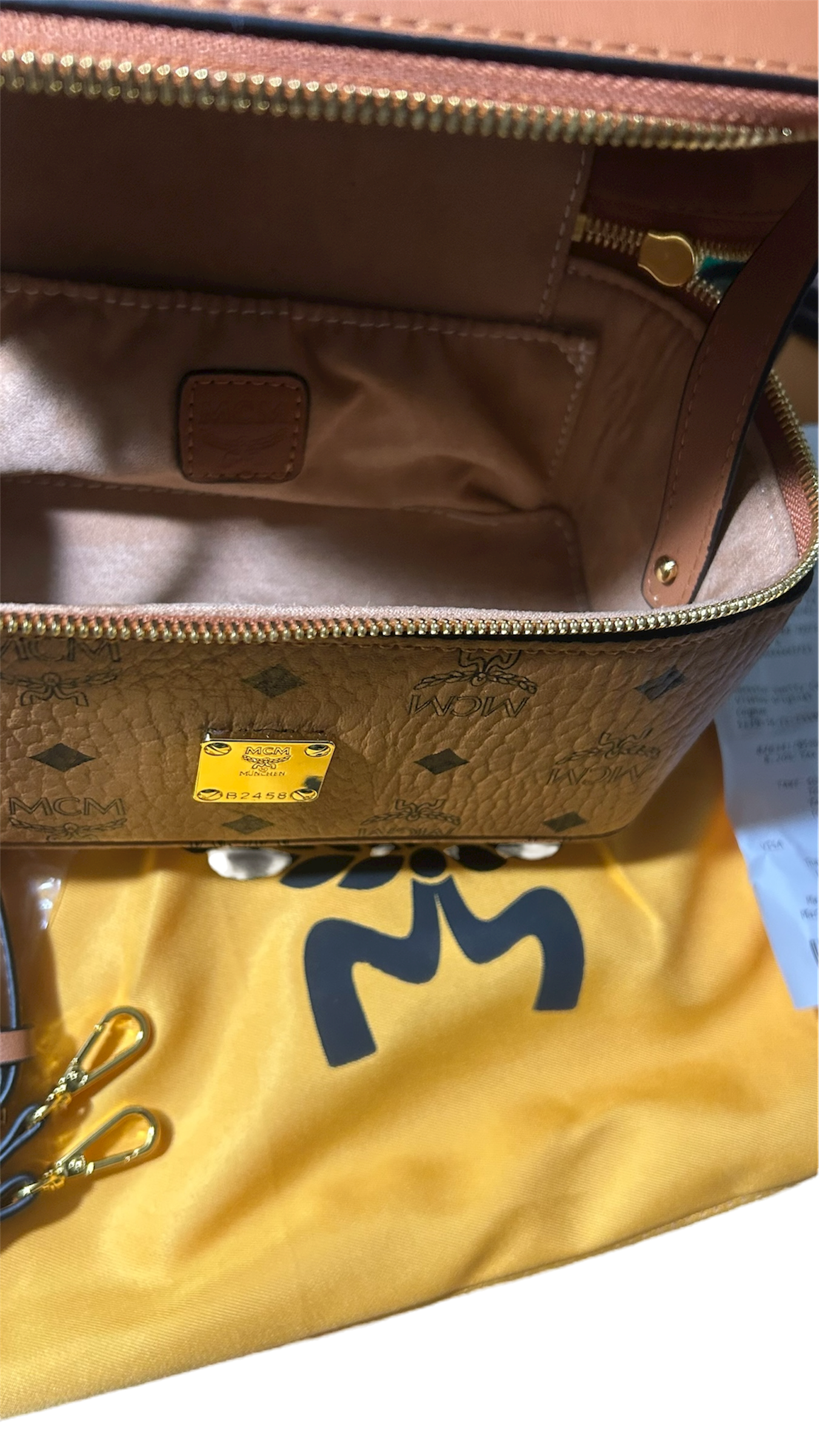 MCM Rockstar Vanity Case In Visetos Original