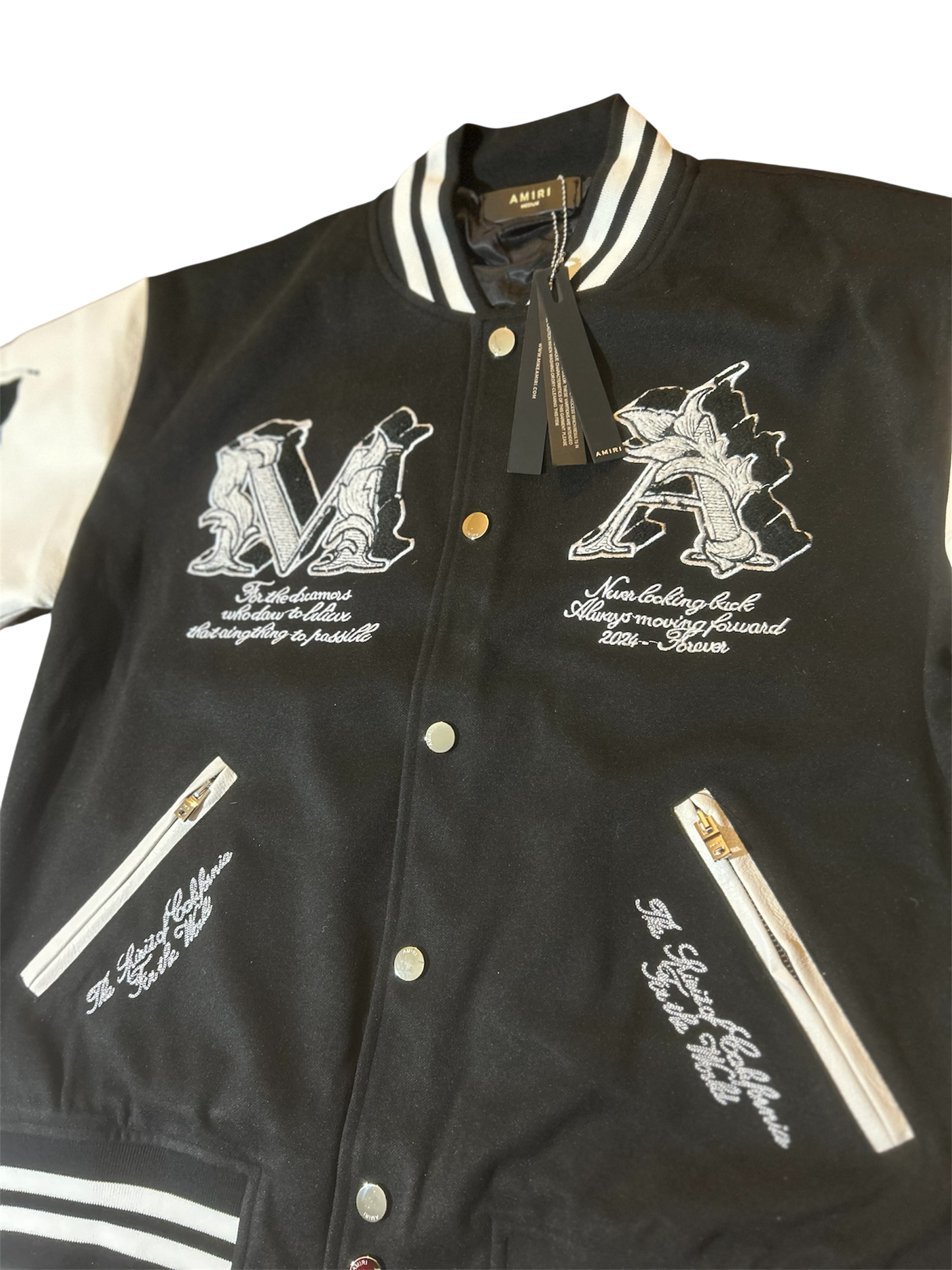 Amiri MA Angel Varsity Jacket