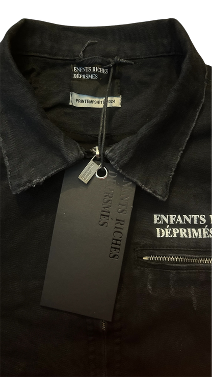 Enfants Riches Déprimés Black Distressed Jacket