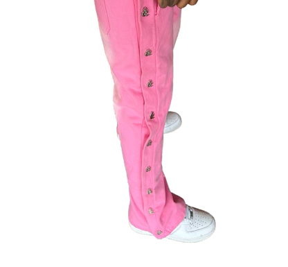 Hellstar Mirror Faced Pink Sweatpants