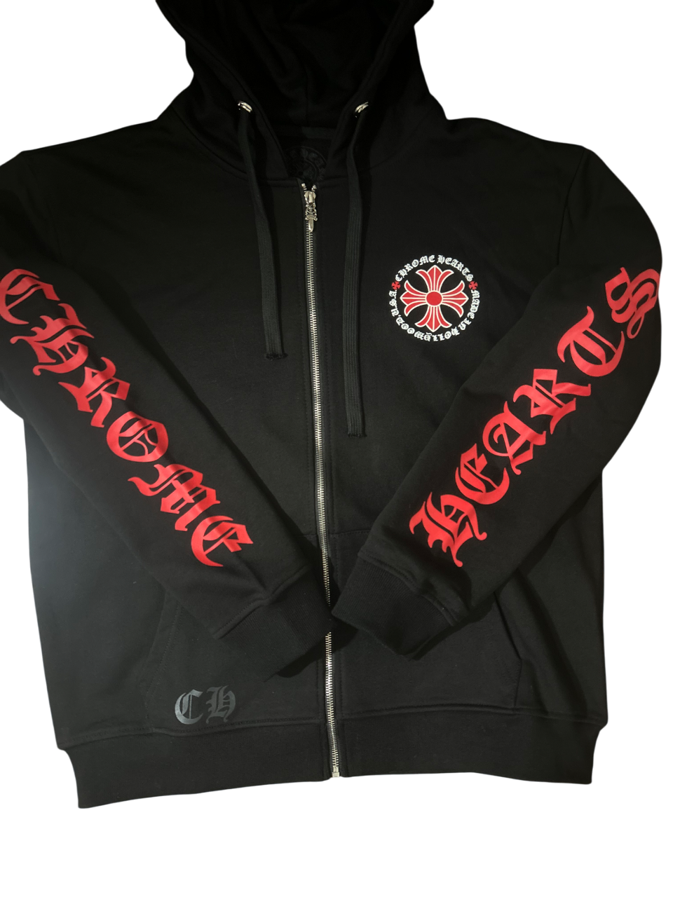 Chrome Hearts Hollywood Plus Cross Zip Up