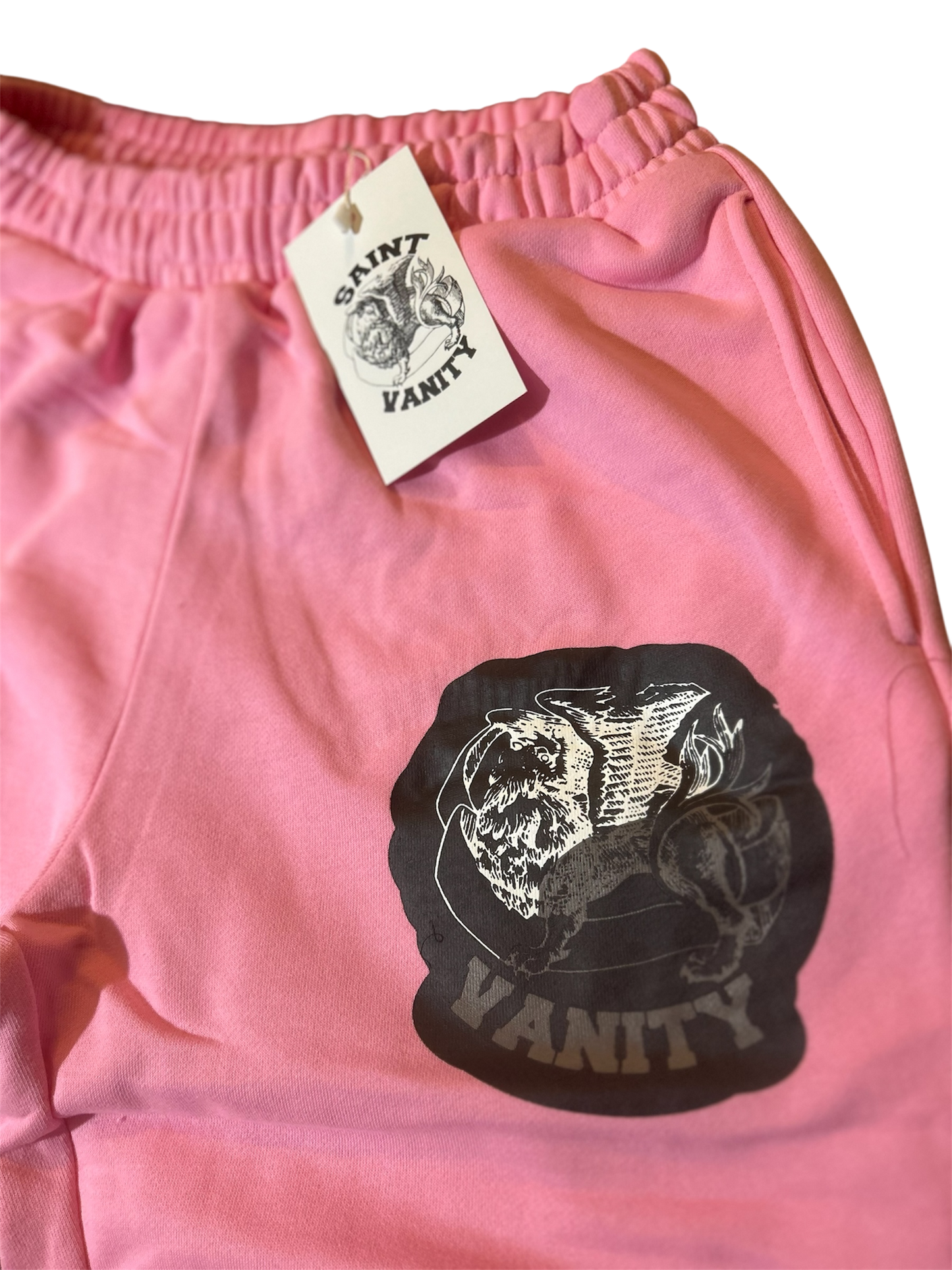 Saint Vanity Logo Sweatpants Pink