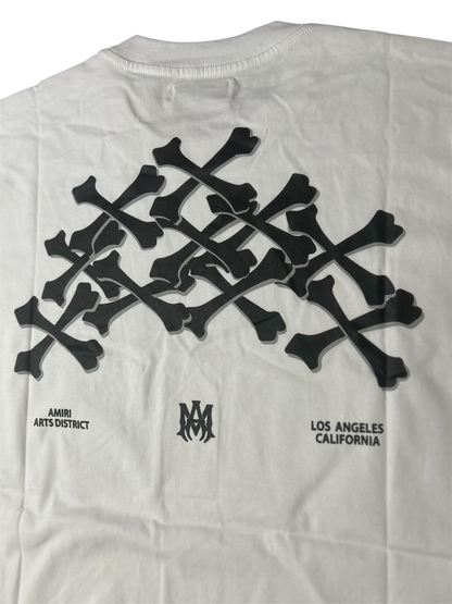 Amiri Bones Stacked Tee White