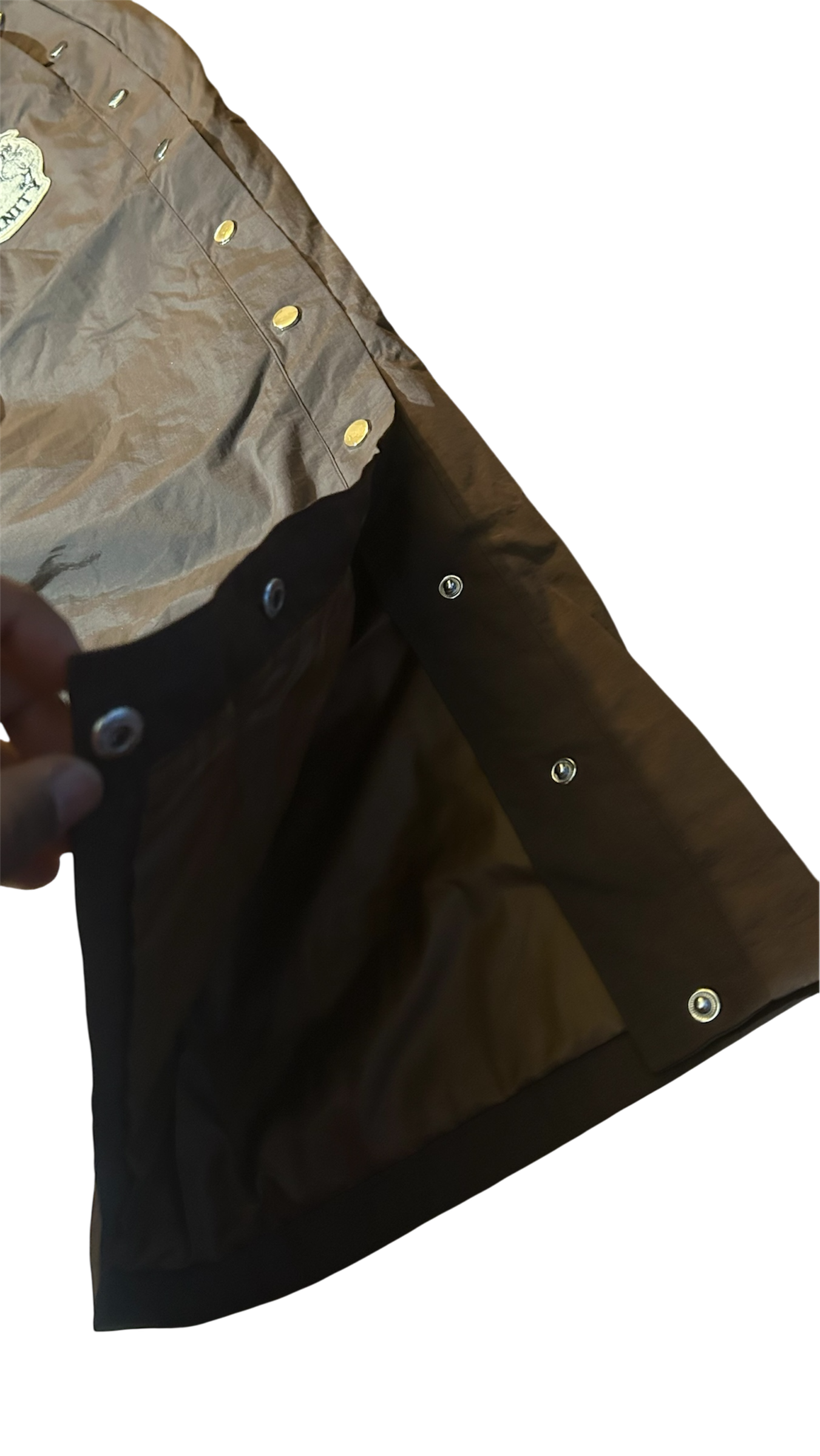 Saint Vanity Nylon Track Pants Brown