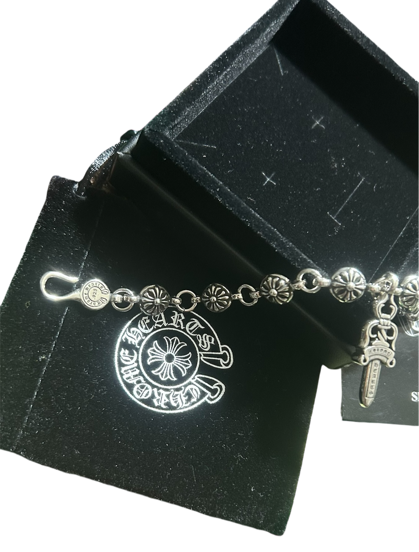 Chrome Hearts Tiny Plusball Dagger Bracelet