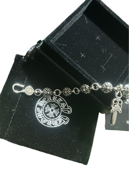 Chrome Hearts Tiny Plusball Dagger Bracelet