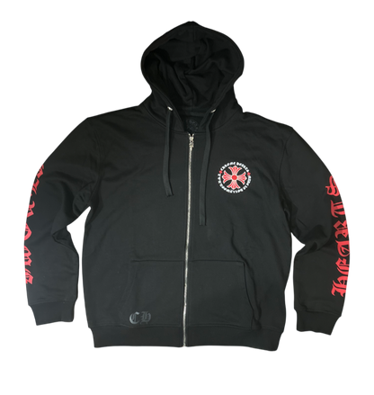 Chrome Hearts Hollywood Plus Cross Zip Up