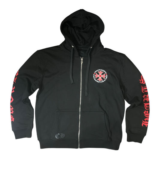 Chrome Hearts Hollywood Plus Cross Zip Up