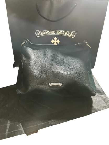 Chrome Hearts Black Cross Shoulder Tote Bag