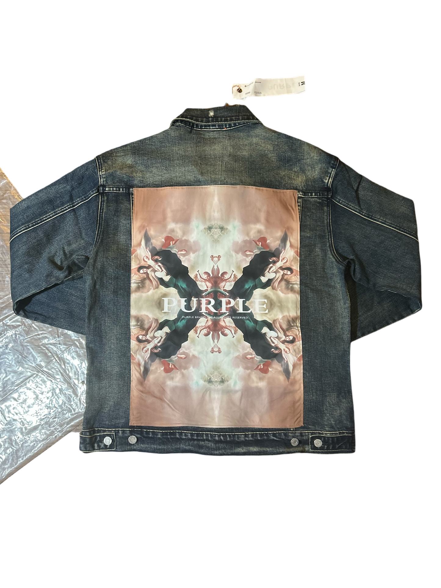 Purple Brand Denim Jacket Blue