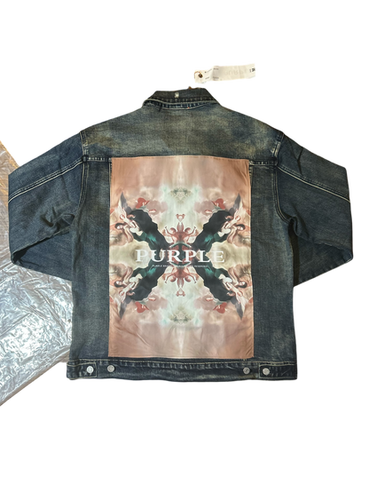 Purple Brand Denim Jacket Blue