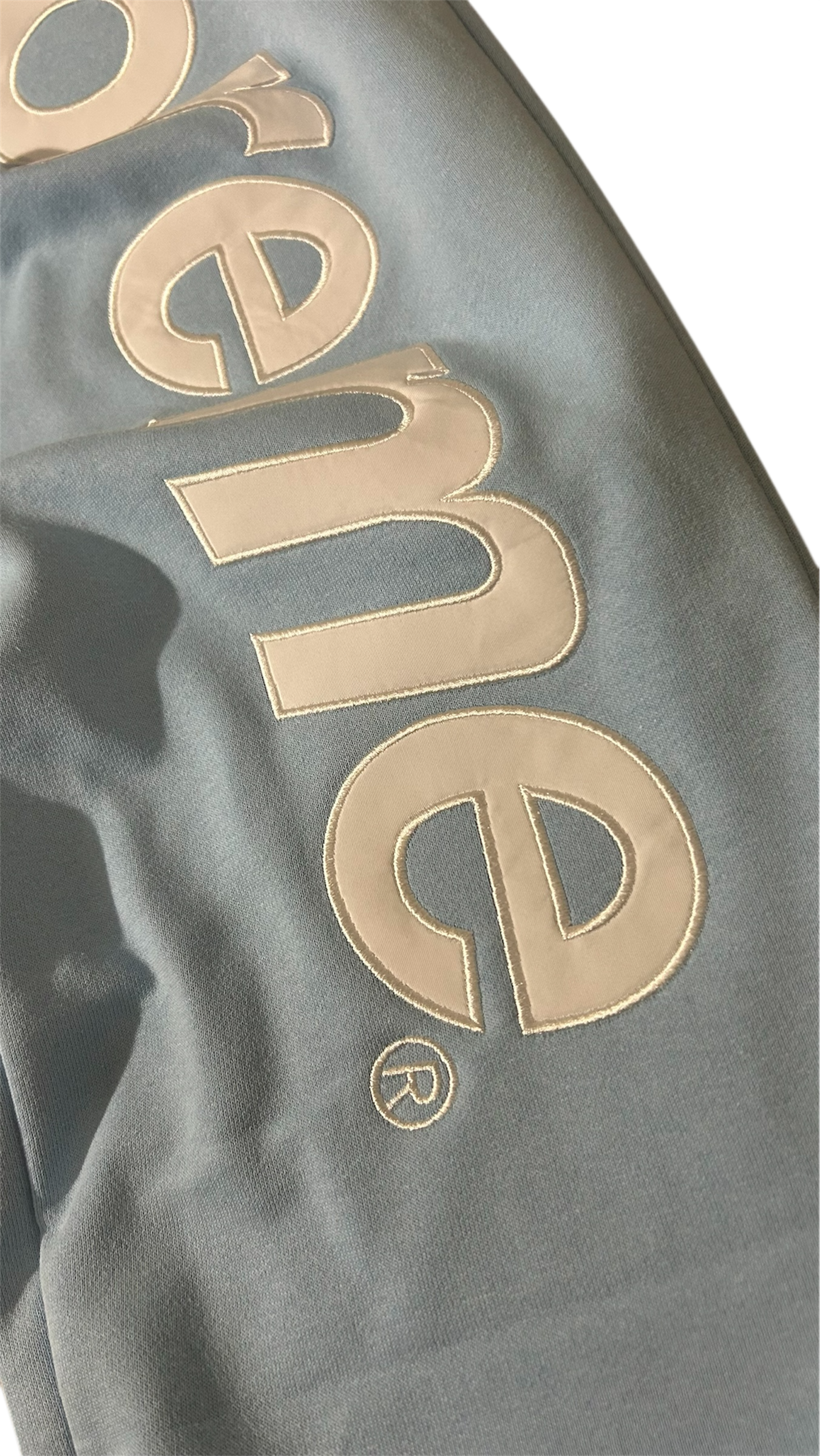 Supreme Satin Applique Sweatpants Blue