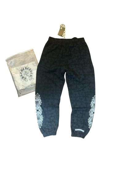 Chrome Hearts Cemetery Print Sweatpants Black