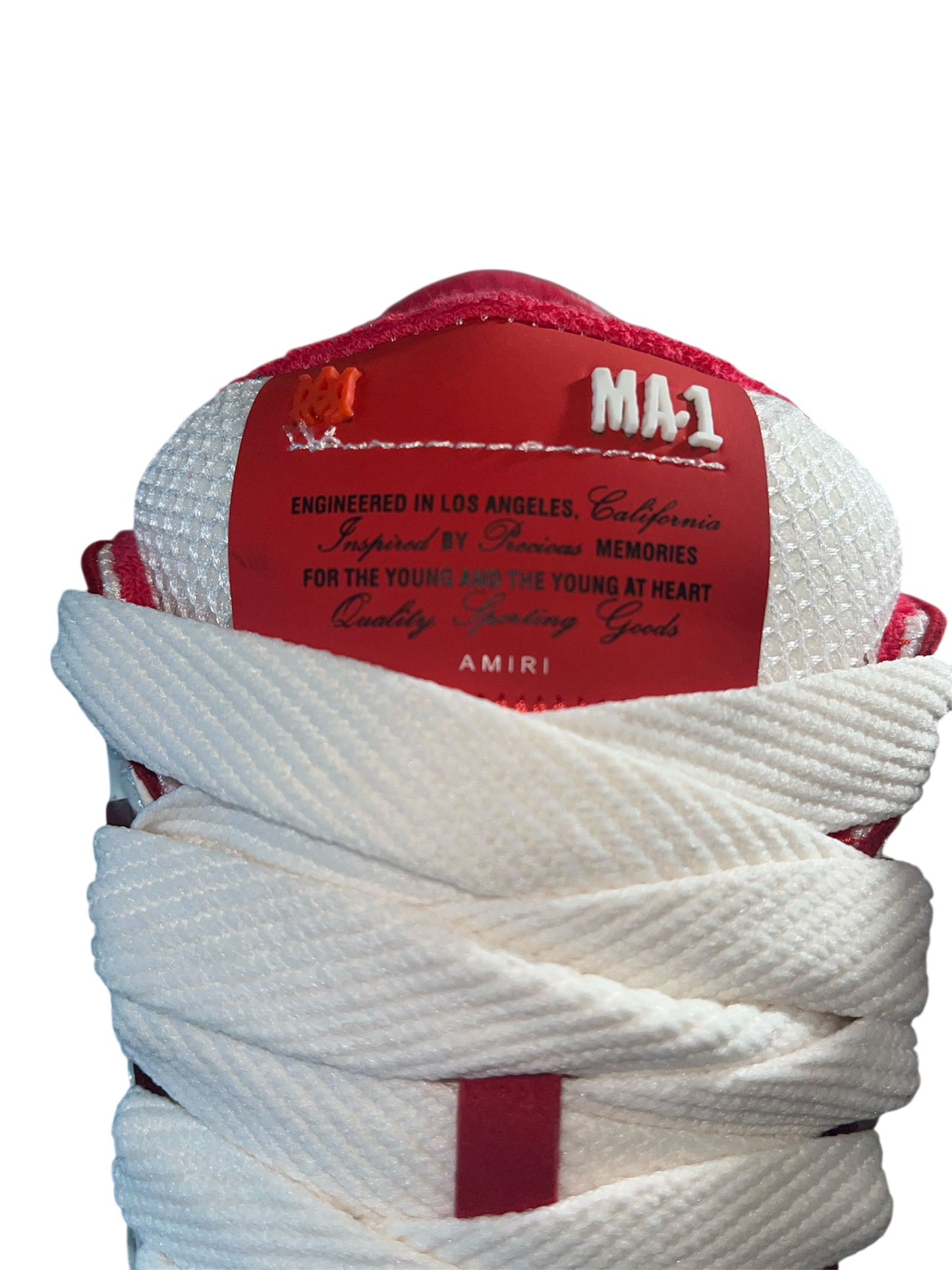 Amiri MA-1 Sneakers' White Red'