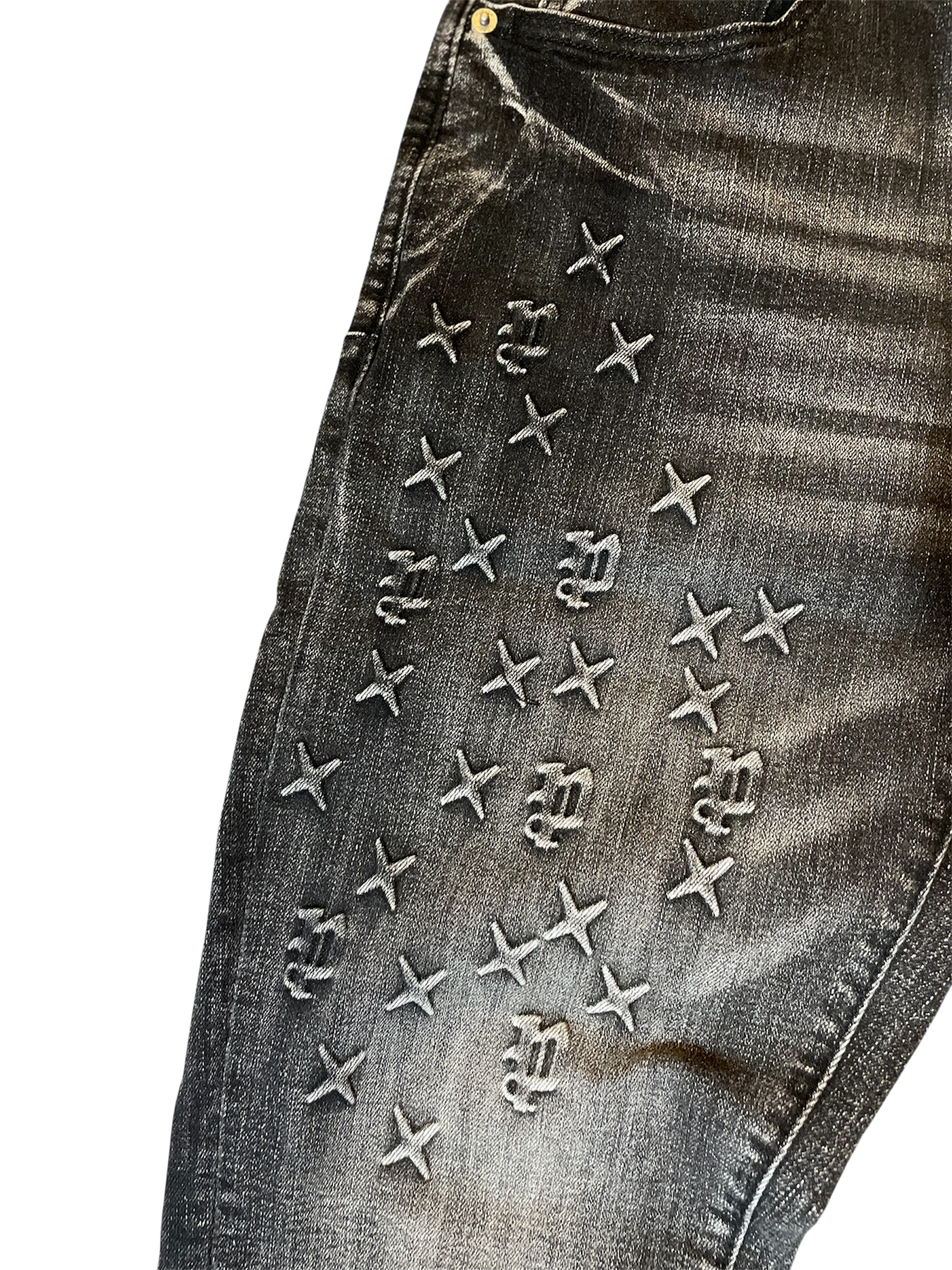 Purple Brand Monogran Black Denim
Jeans