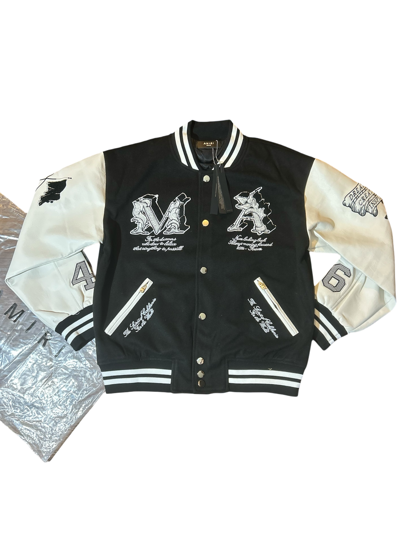 Amiri MA Angel Varsity Jacket