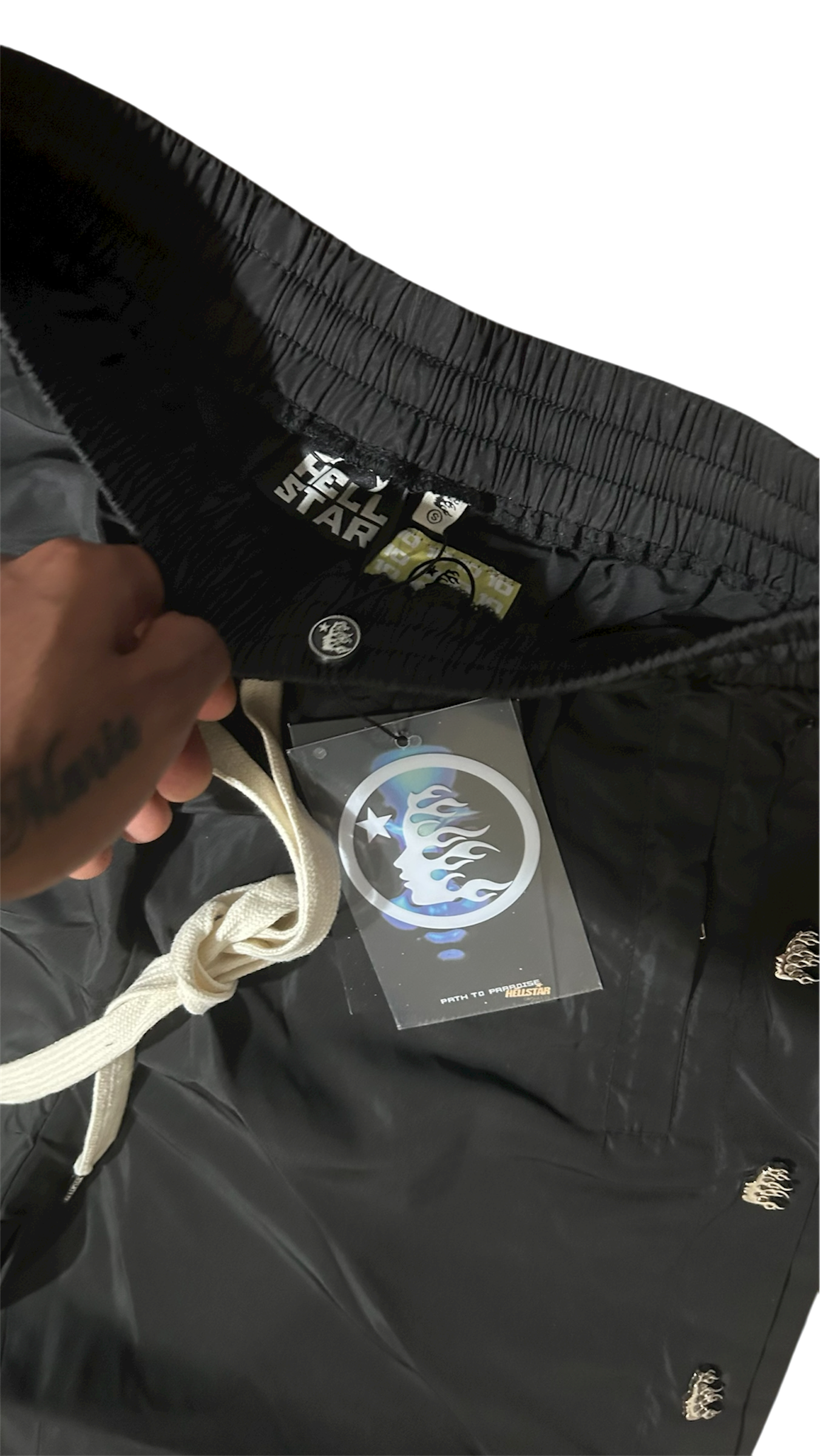 Hellstar Waxed Nylon Pants