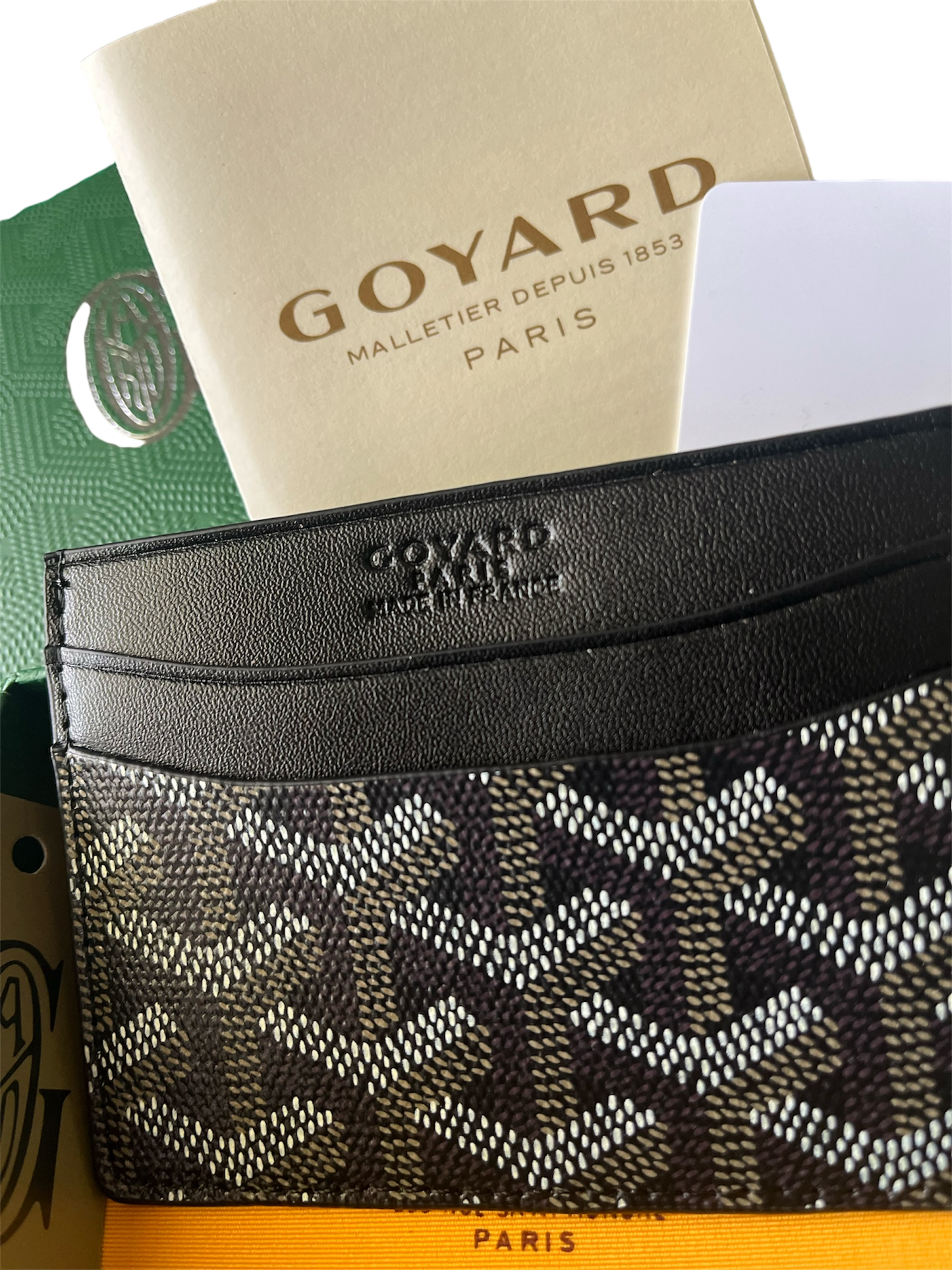Goyard Saint Sulpice Black Cardholder
