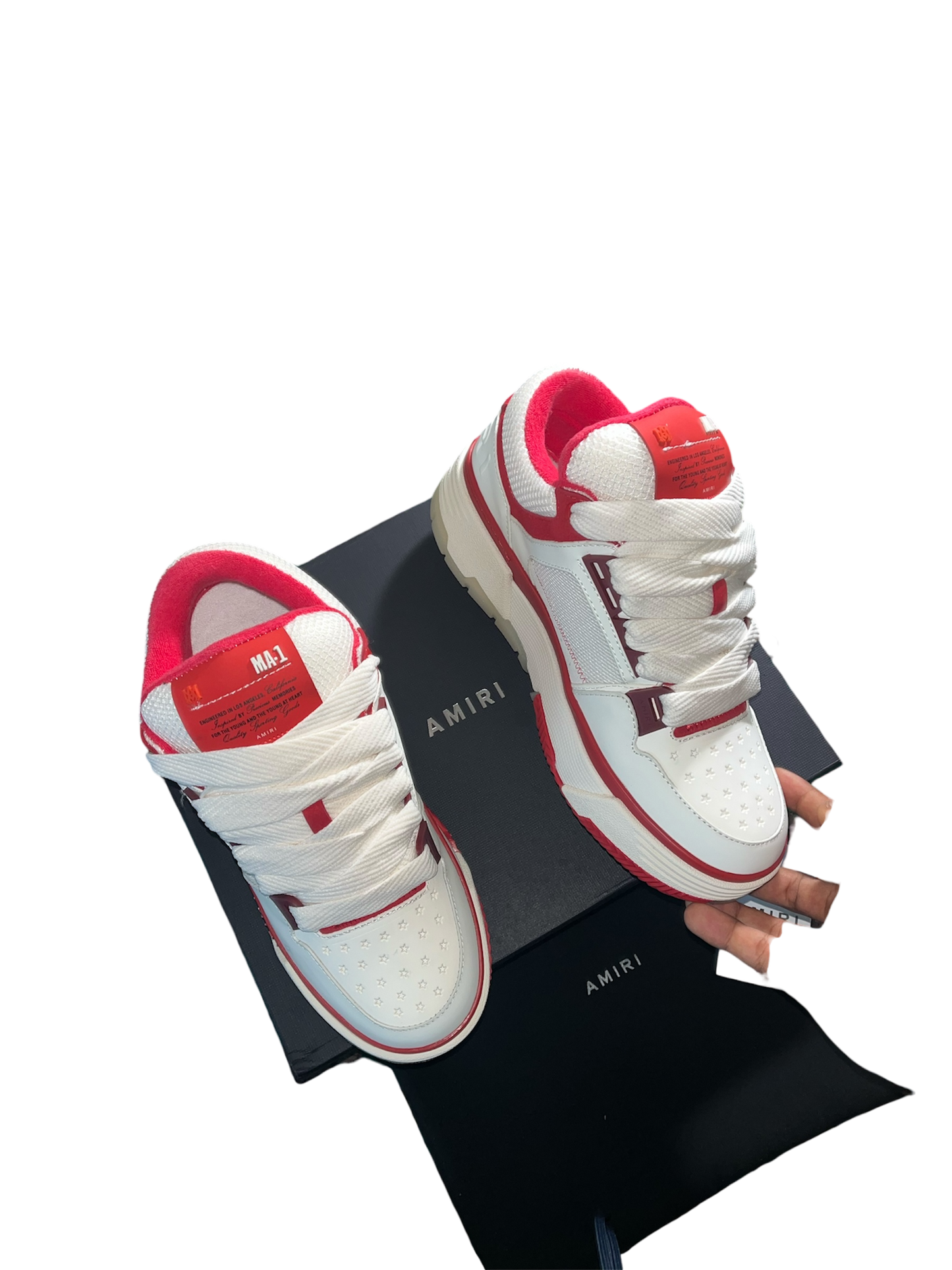 Amiri MA-1 Sneakers' White Red'