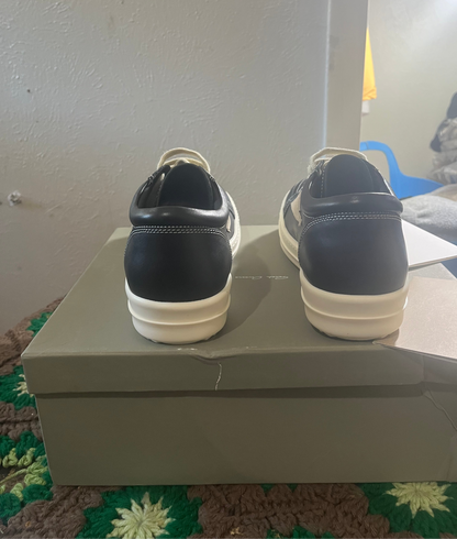Rick Owens Black Hollywood Vintage Sneakers